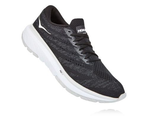 Hoka One One Cavu 3 Women's Road Running Shoes Black / White | 7580349-SW